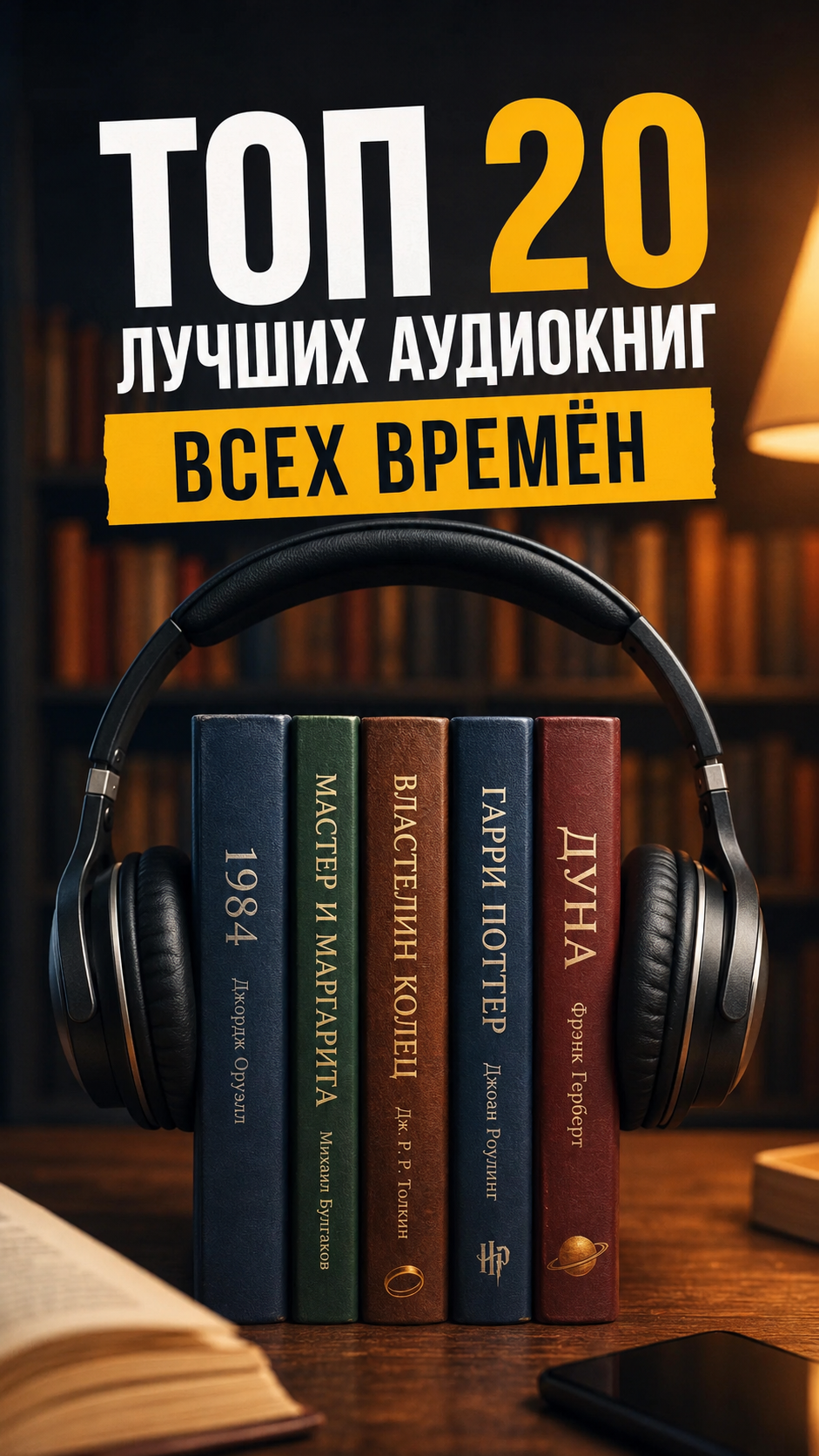 Топ 20 лучших аудиокниг всех времён