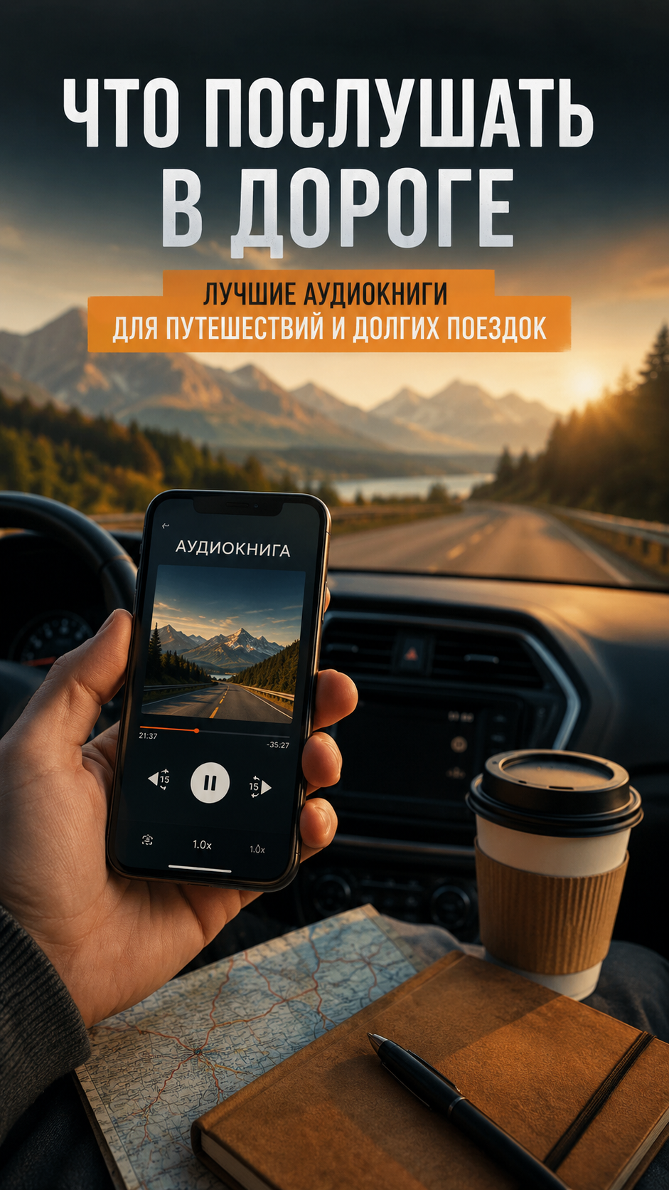 Что послушать в дороге: лучшие аудиокниги для поездок, путешествий и долгих дорог