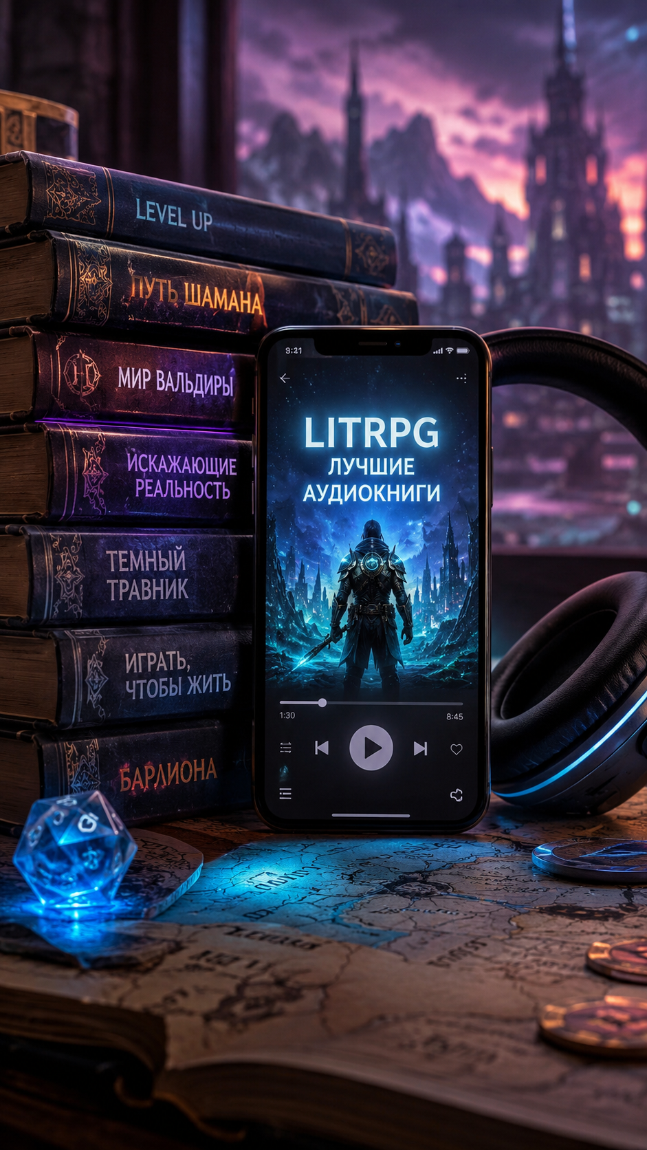 Что послушать из LitRPG: лучшие аудиокниги для поклонников жанра