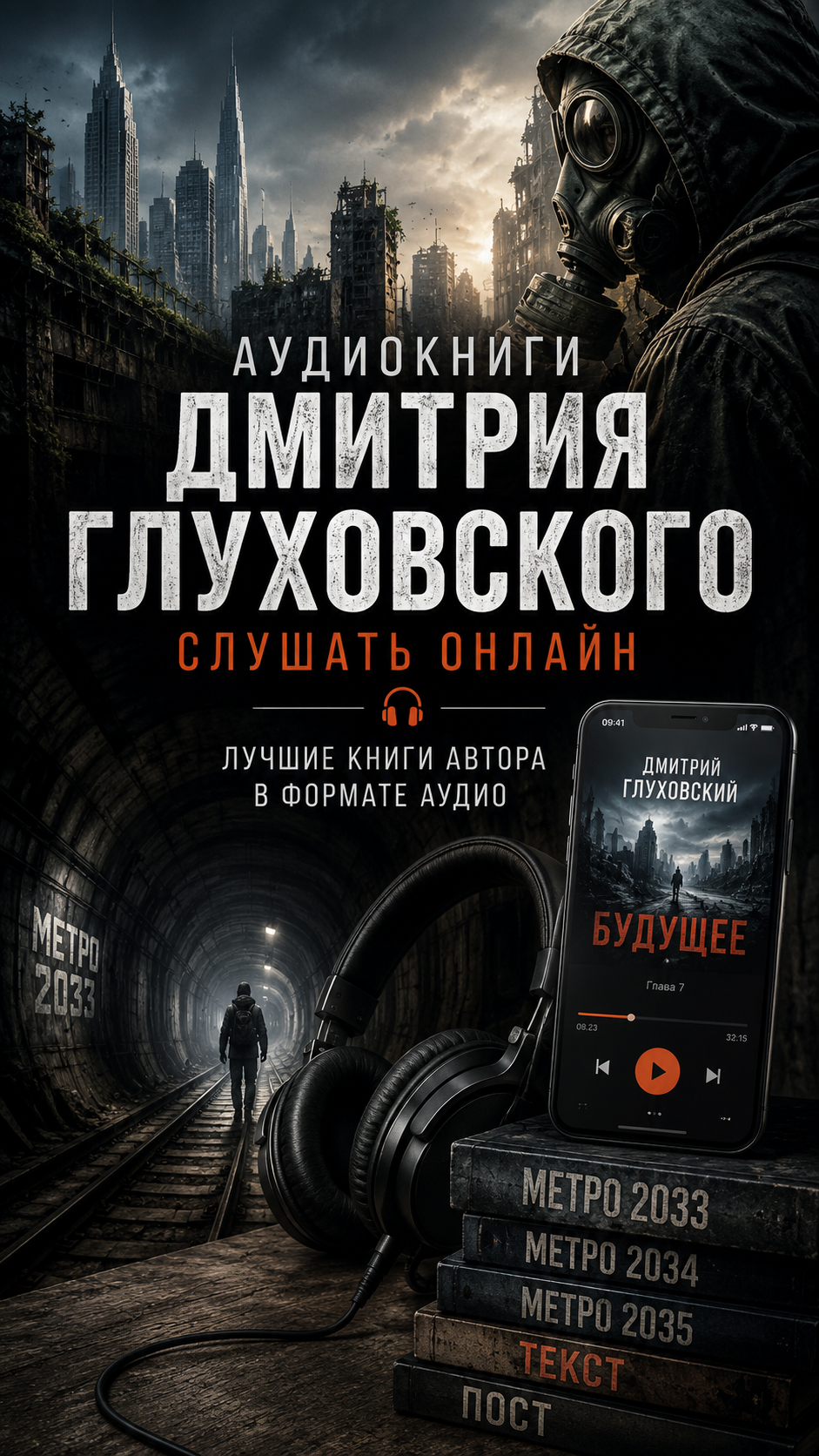 Аудиокниги Дмитрия Глуховского слушать онлайн — лучшие произведения автора, которые невозможно забыть