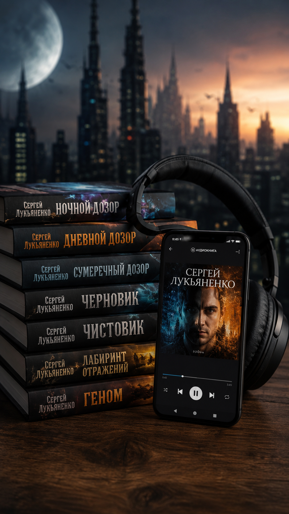 Аудиокниги Сергея Лукьяненко онлайн — фантастические миры, которые хочется слушать снова и снова
