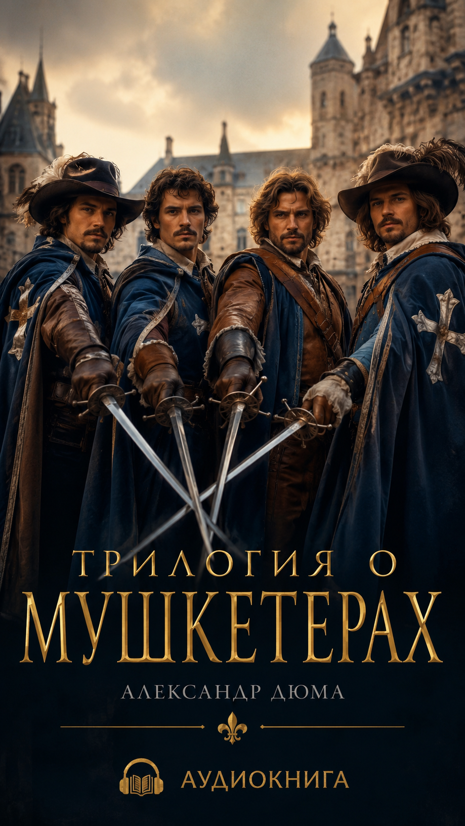 Аудиокнига «Трилогия о мушкетерах» — Александр Дюма