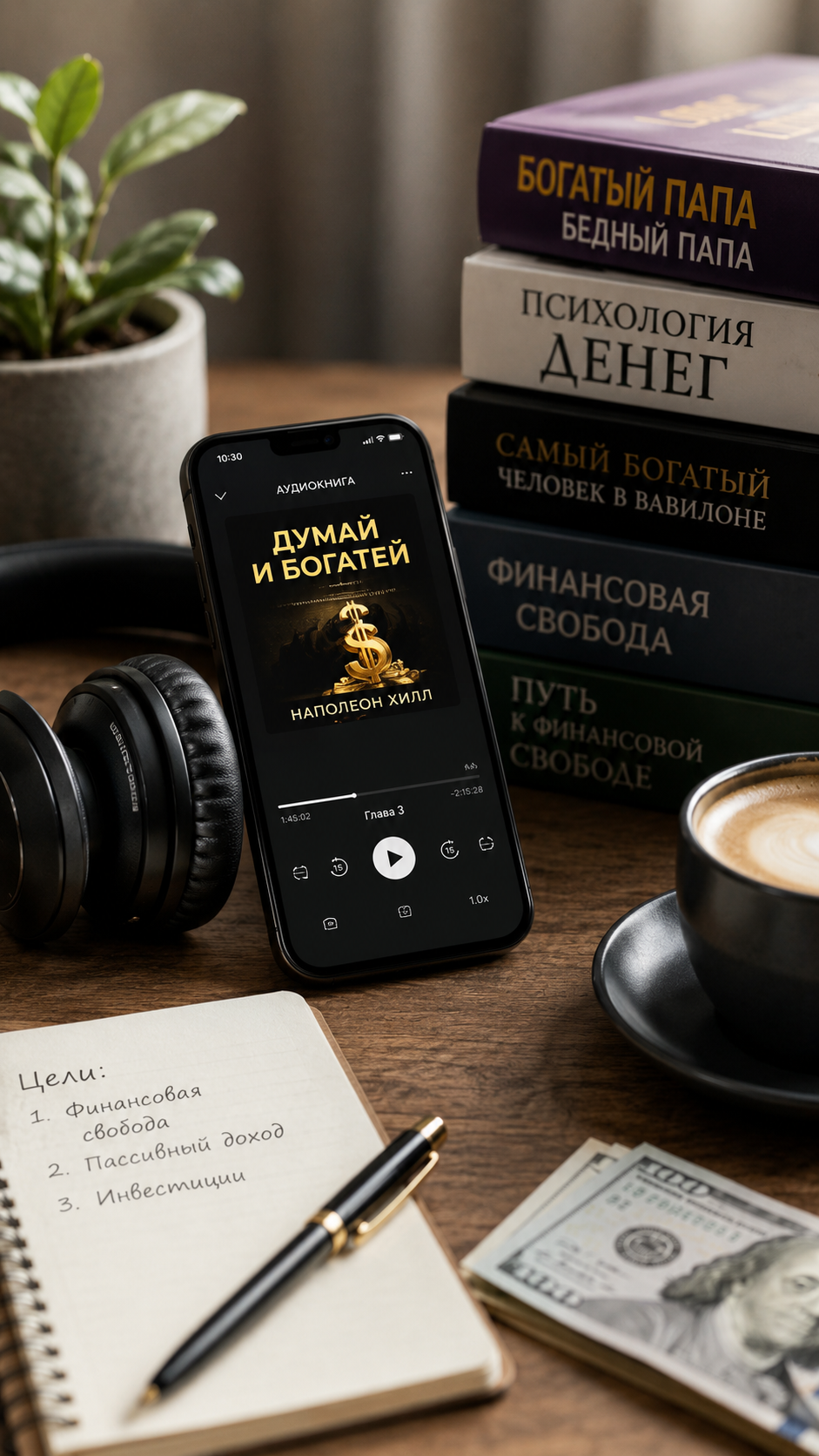 Аудиокниги про деньги: что послушать для финансовой грамотности и роста доходов